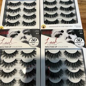 Kiss lashes NEW NEVER opened 2 packs in Robe